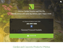 Tablet Screenshot of meltongardensupplies.com.au